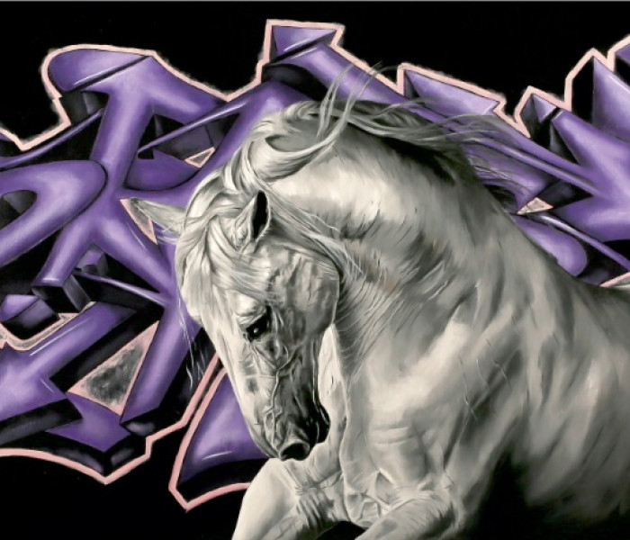 Puzzle - Star puzzle - Cal alb